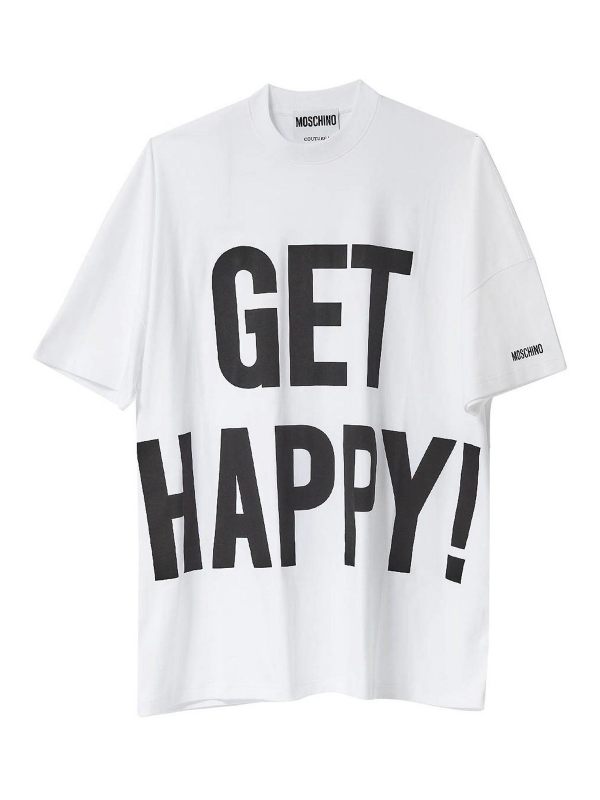 Moschino Robe Au Genou - Blanc