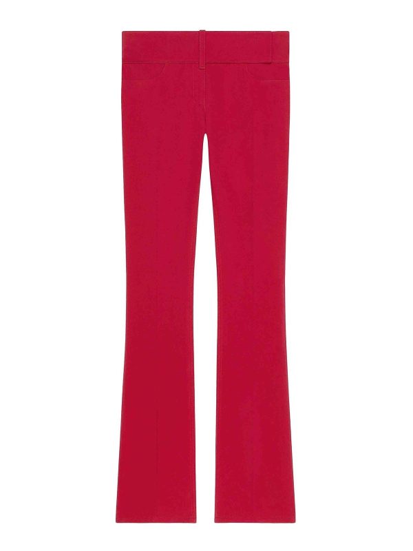 Courreges Pantalons Décontractés - Rouge