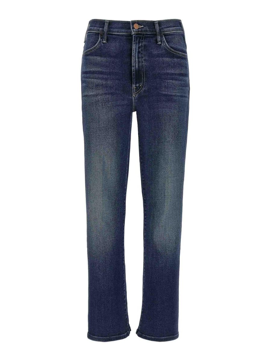 Mother Jean Bootcut - Bleu