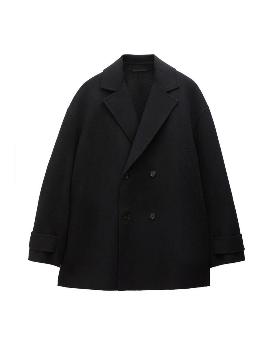 Filippa K Manteau Court - Noir