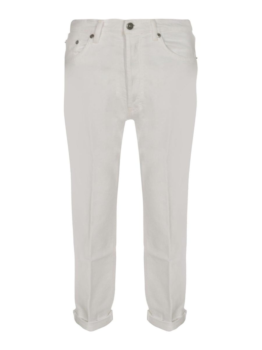 Dondup Jean Droit - Blanc