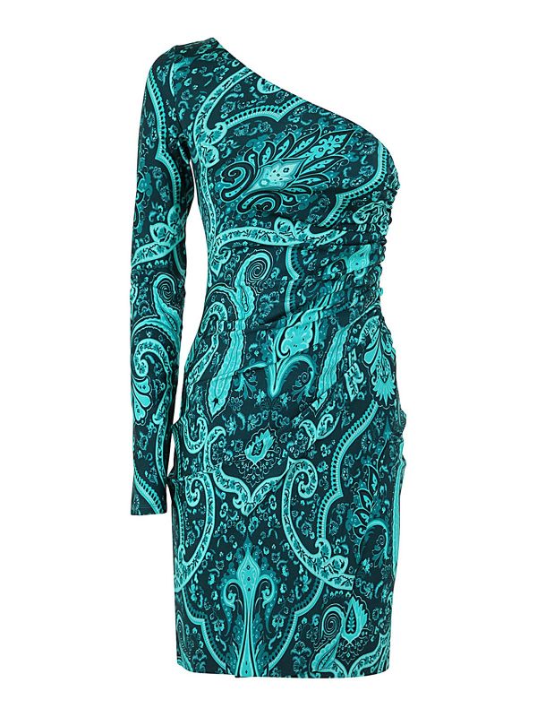 Etro Robe Au Genou - Vert