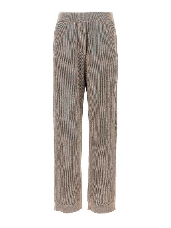 Brunello Cucinelli Pantalons Décontractés - Marron