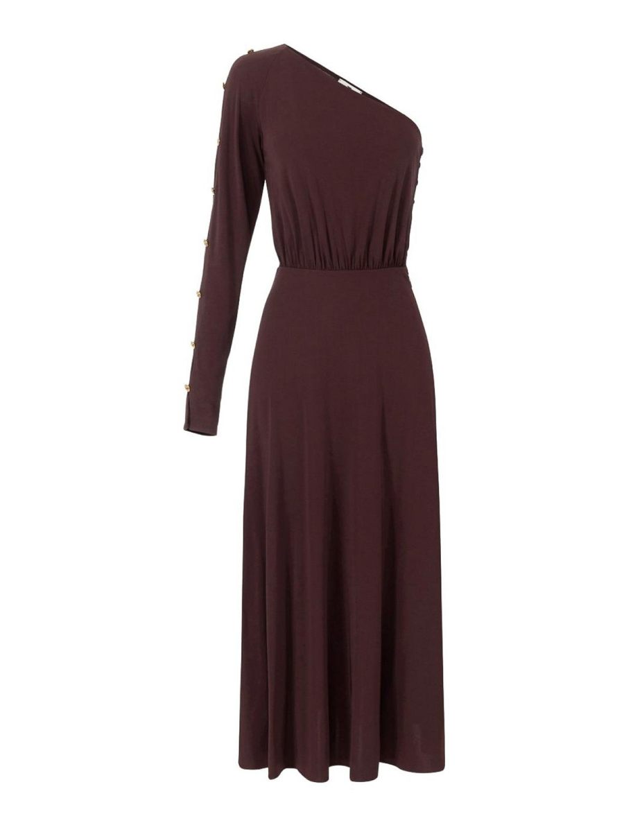 Elisabetta Franchi Maxi Robe - Marron