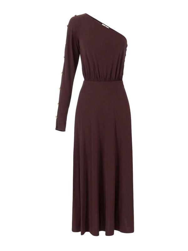 Elisabetta Franchi Maxi Robe - Marron