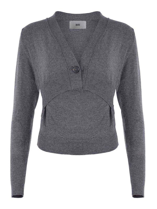 Solotre Pull Col Rond - Gris