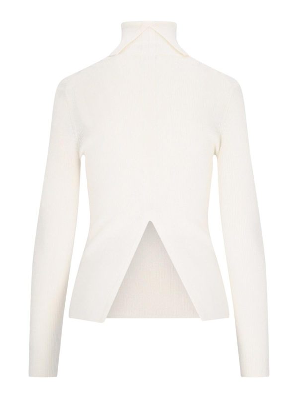 P. A.R. O.S. H. Pull Col Roulé - Blanc