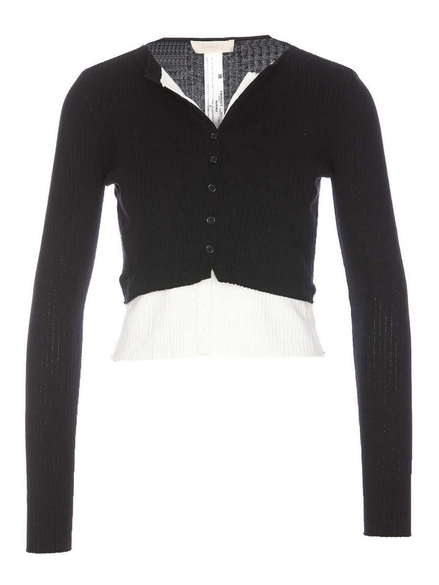 Twinset Pull Col Rond - Noir
