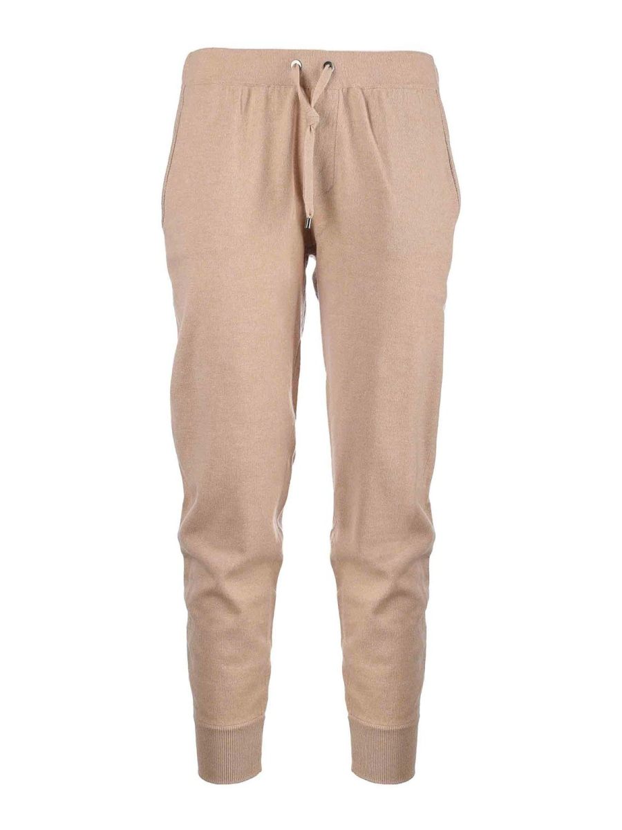 Brunello Cucinelli Pantalons Décontractés - Beige