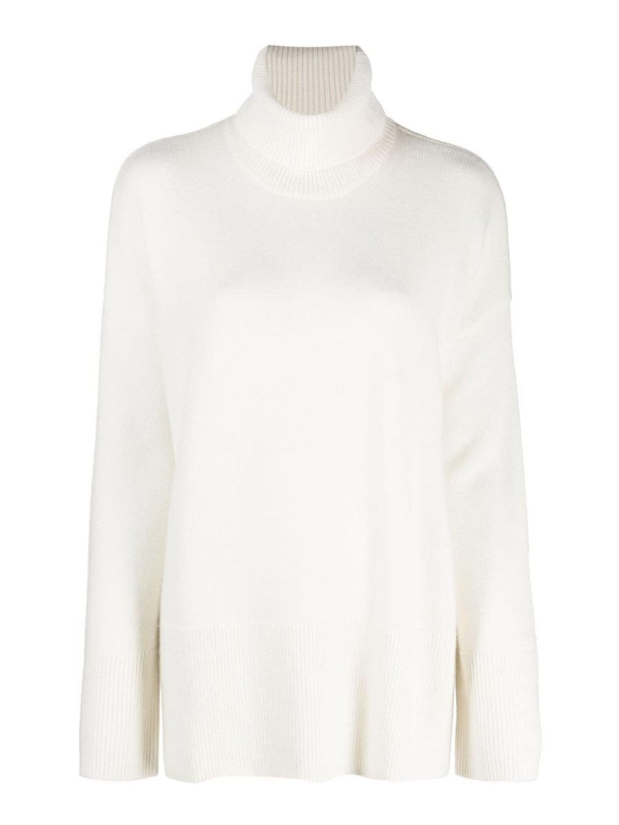 P. A.R. O.S. H. Pull Col Roulé - Blanc