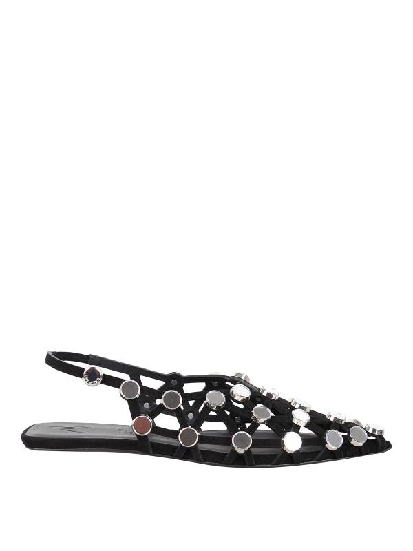 The Attico Ballerines - Noir