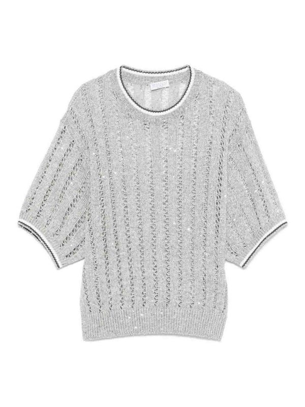 Brunello Cucinelli Top - Gris