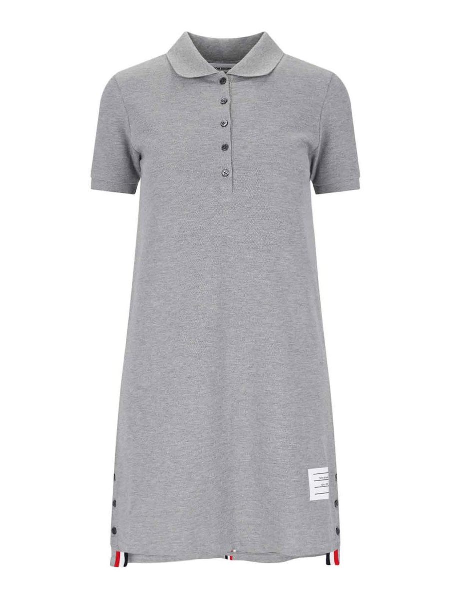 Thom Browne Robe Courte - Gris