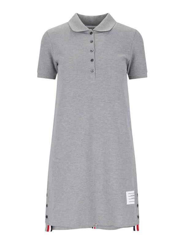 Thom Browne Robe Courte - Gris