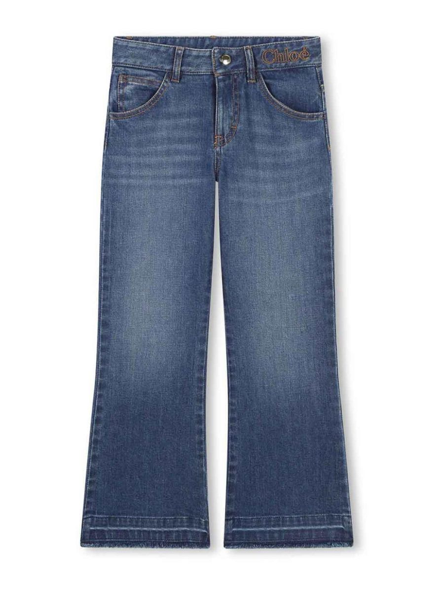 Chloe' Jean Droit - Bleu