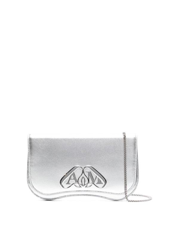Alexander Mcqueen Sac Bandoulière - Argent