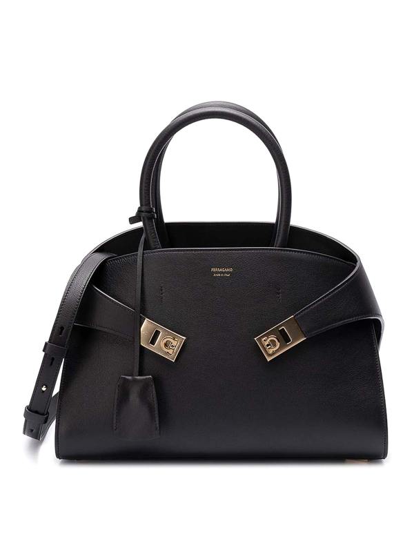 Salvatore Ferragamo Sac Cabas - Noir