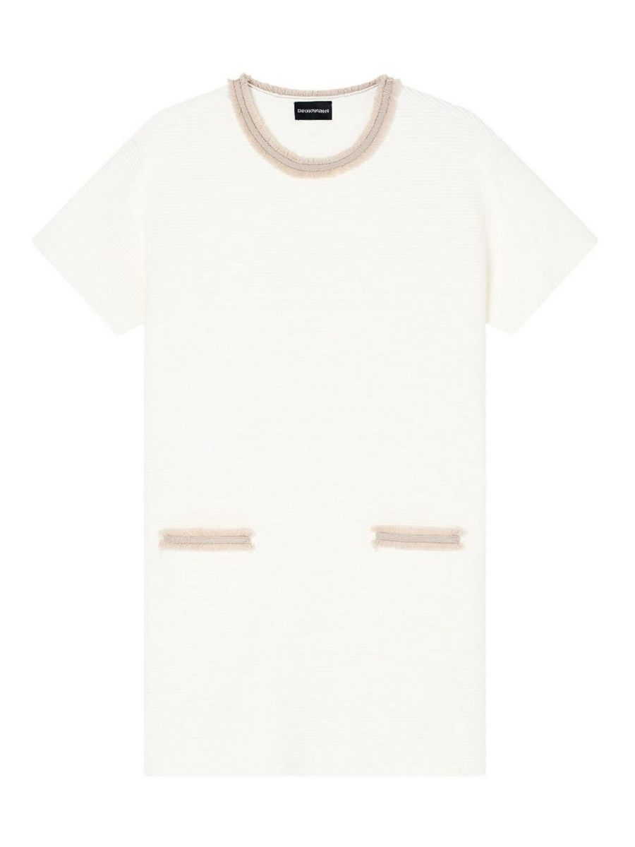 Emporio Armani Robe Courte - Blanc
