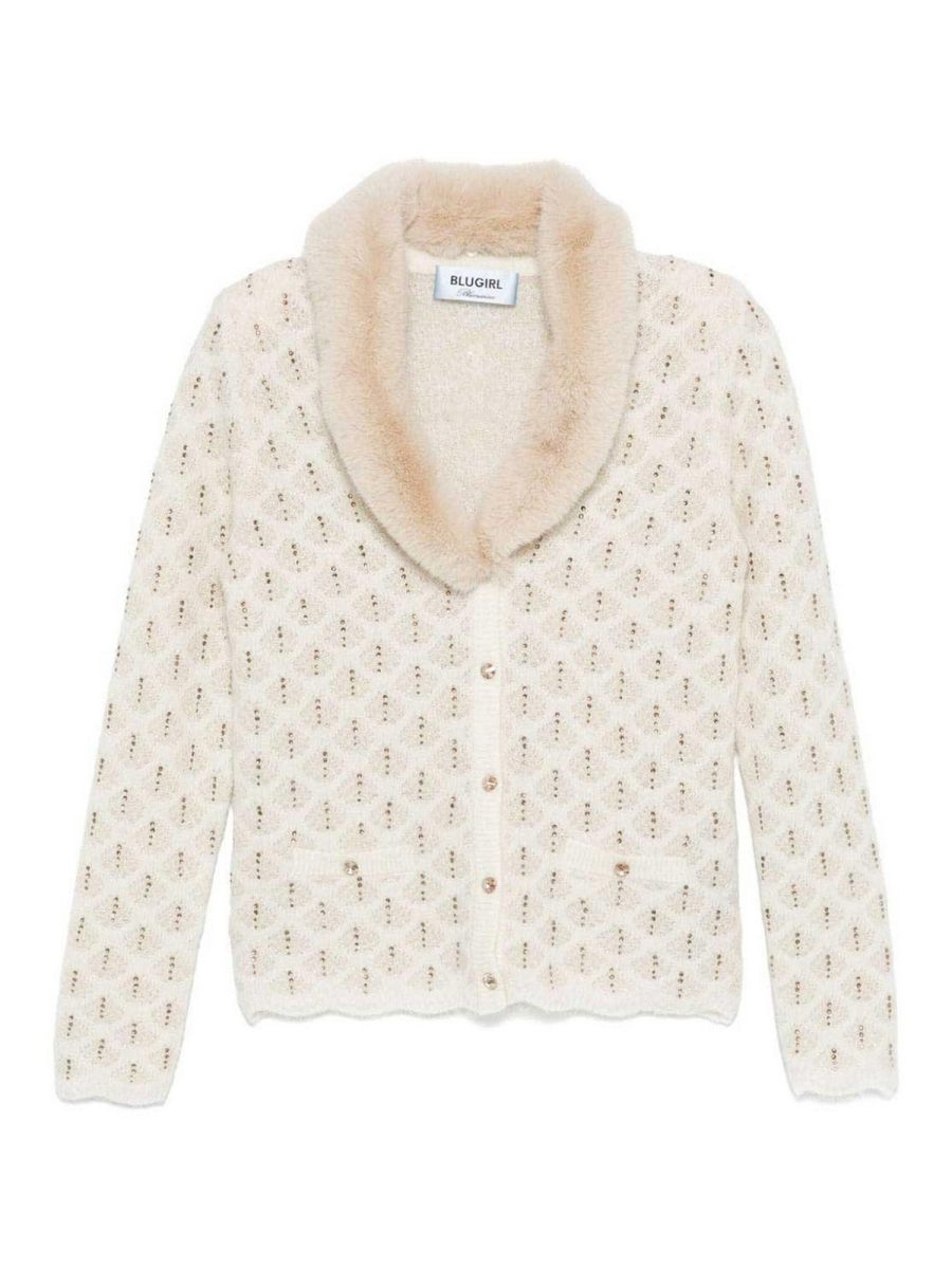 Blugirl Pull Col Rond - Blanc