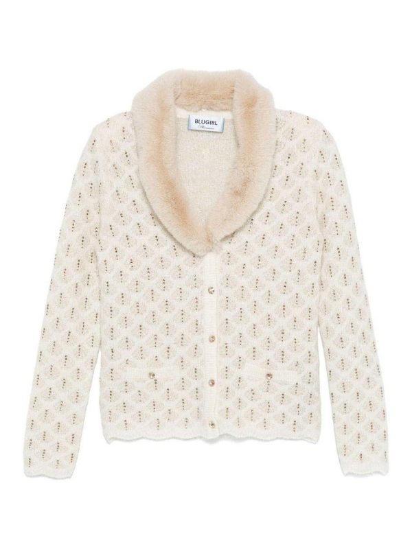 Blugirl Pull Col Rond - Blanc