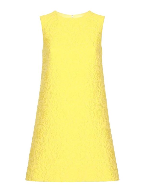Dolce & Gabbana Robe Courte - Jaune