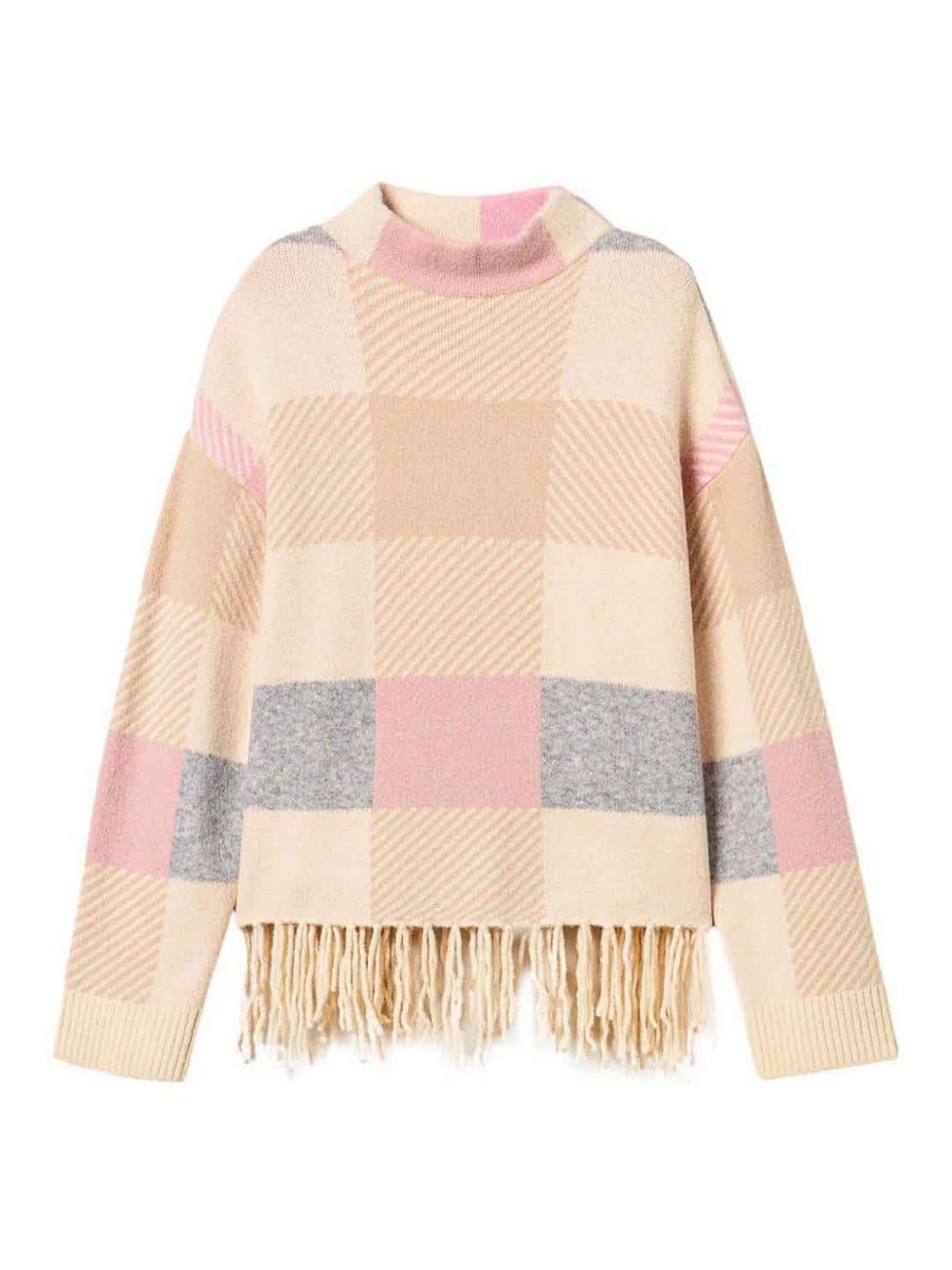 Twinset Pull Col Rond - Multicolore