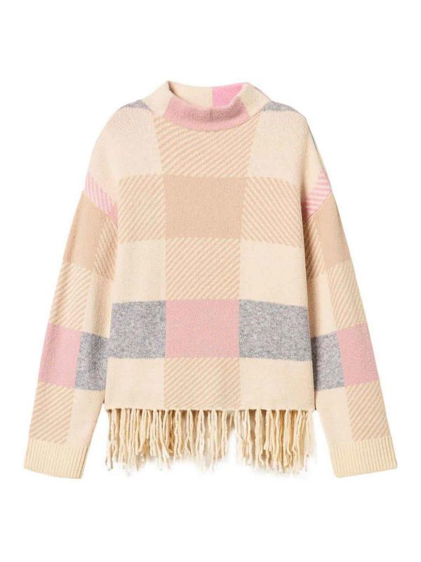 Twinset Pull Col Rond - Multicolore