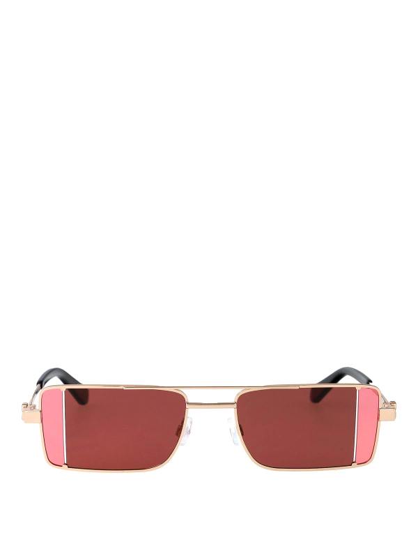 Off-White Lunettes De Soleil - Rouge