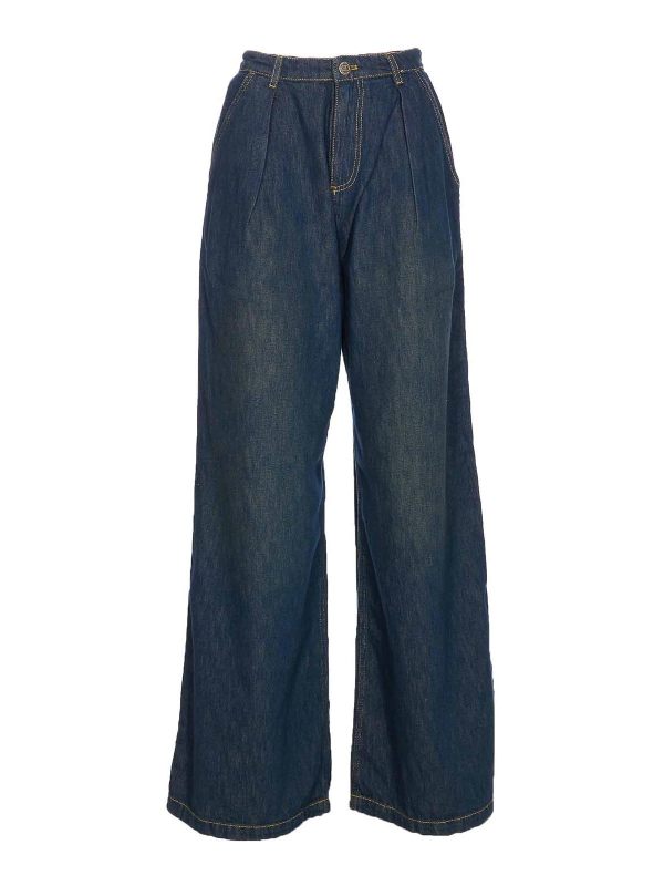 Twinset Jean Bootcut - Bleu