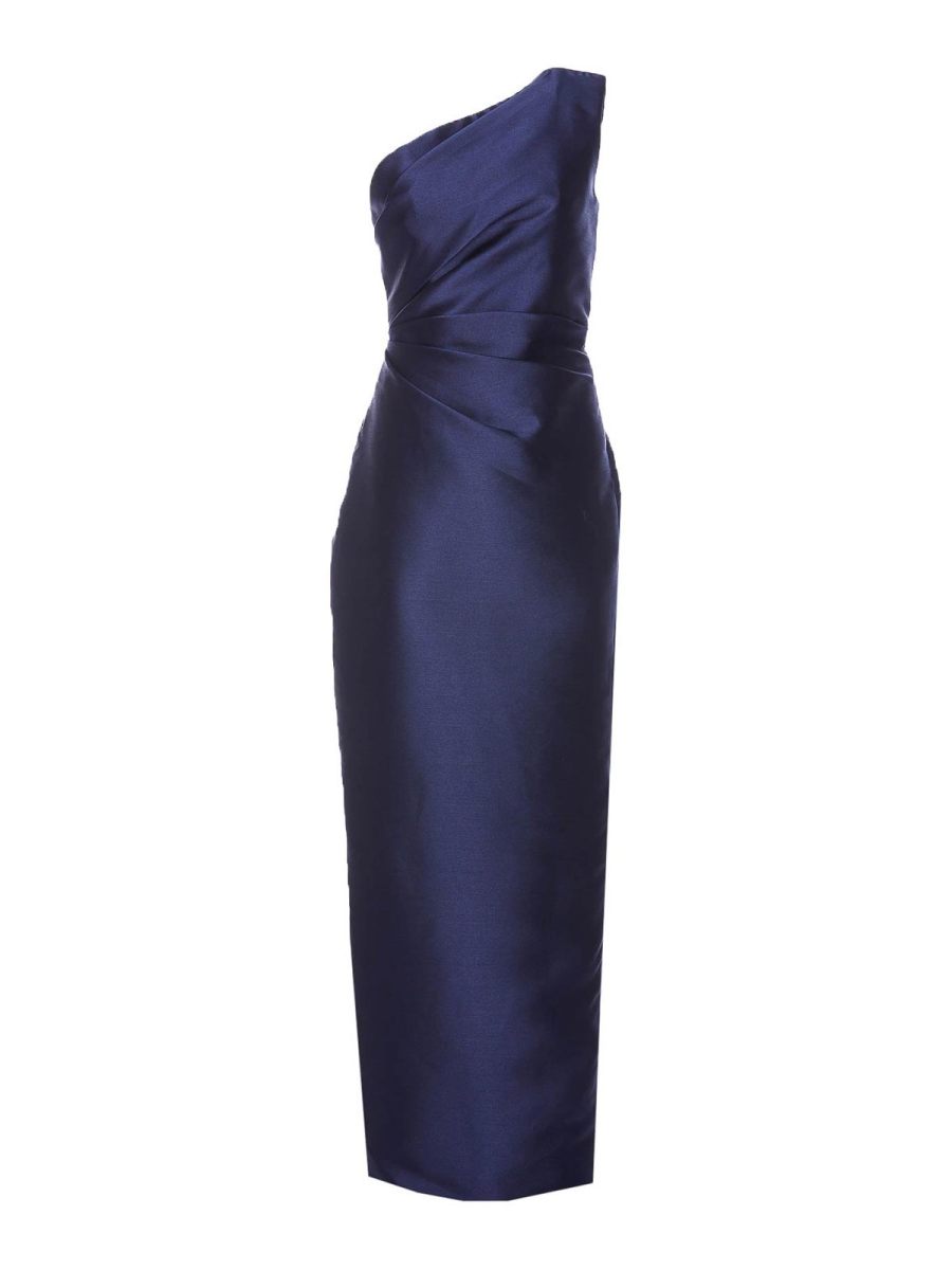 Solace London Maxi Robe - Bleu