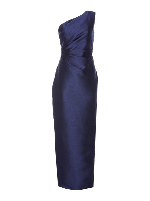 Solace London Maxi Robe - Bleu