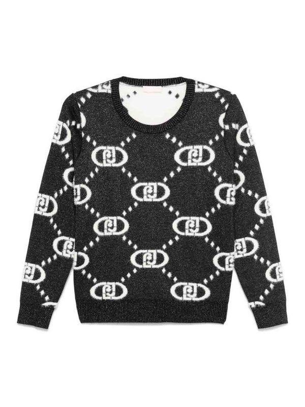 Liu Jo Pull Col Rond - Blanc