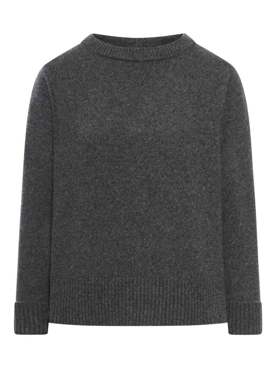 Roberto Collina Pull Col Rond - Gris