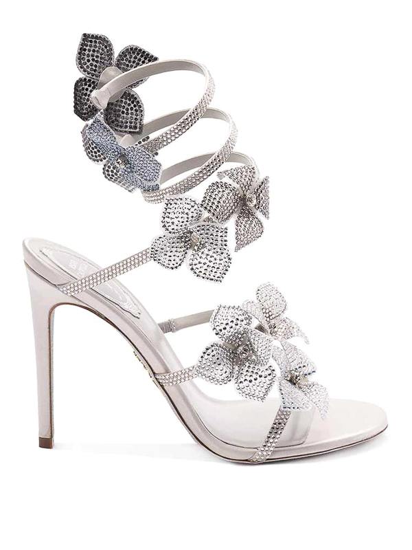 Rene Caovilla Sandales - Argent