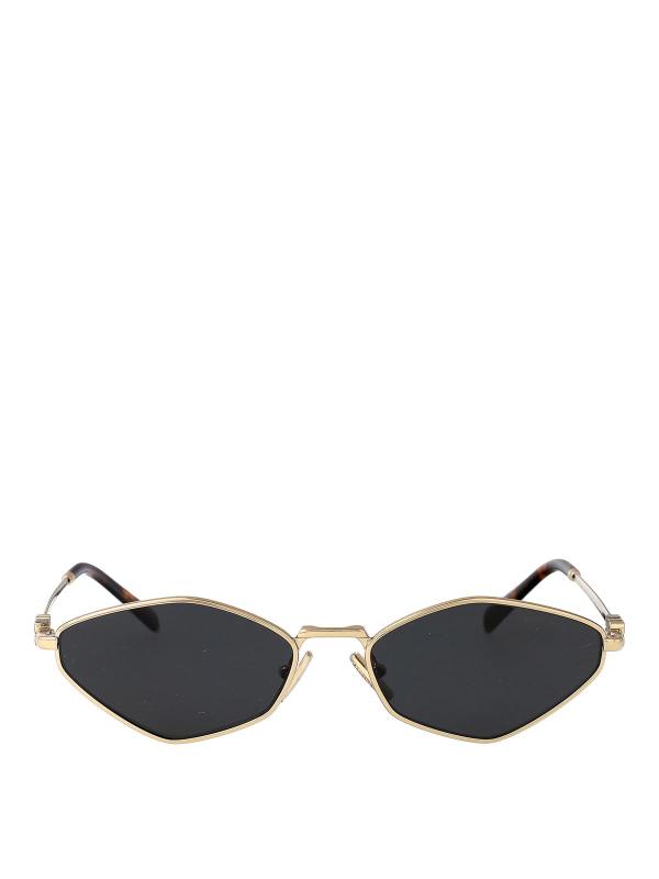 Miu Miu Lunettes De Soleil - Or