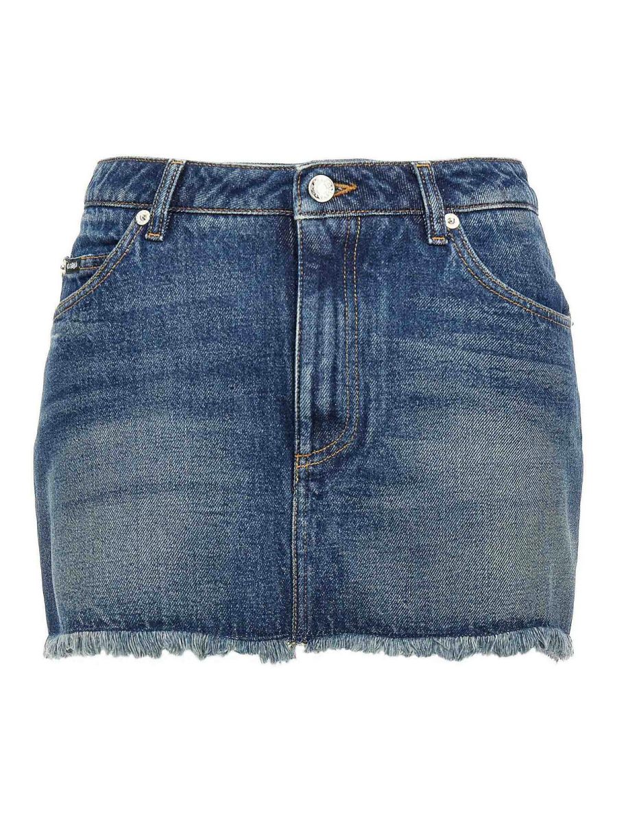 Dolce & Gabbana Jupe Midi - Bleu