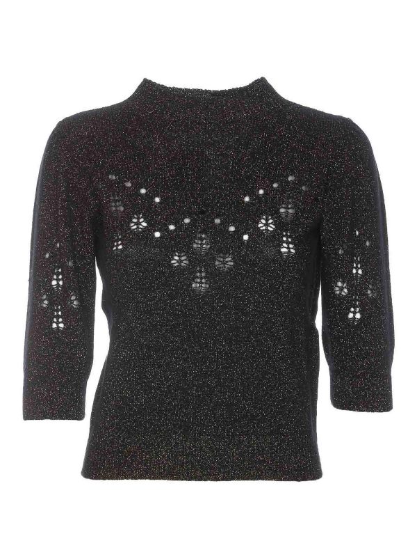 Twinset Pull Col Rond - Noir