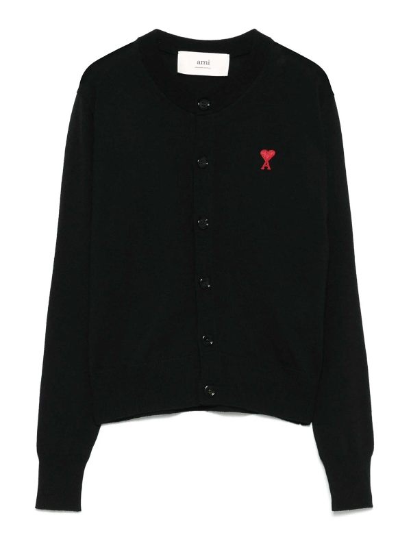 Ami Paris Cardigan - Noir