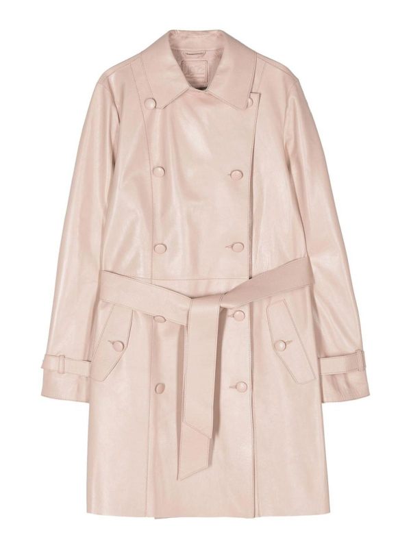 Desa 1972 Manteau En Cuir - Blanc