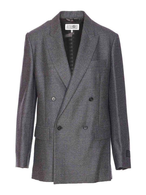 MM6 Maison Margiela Veste Casual - Gris