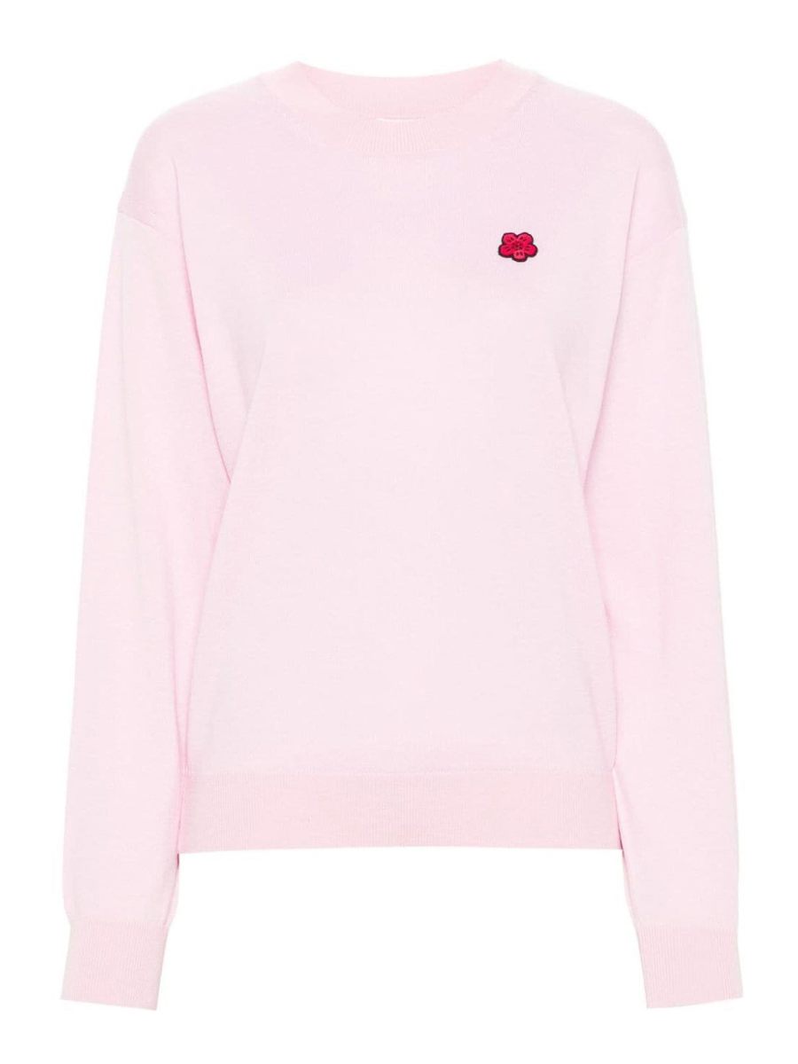 Kenzo Pull Col Rond - Couleur Chair