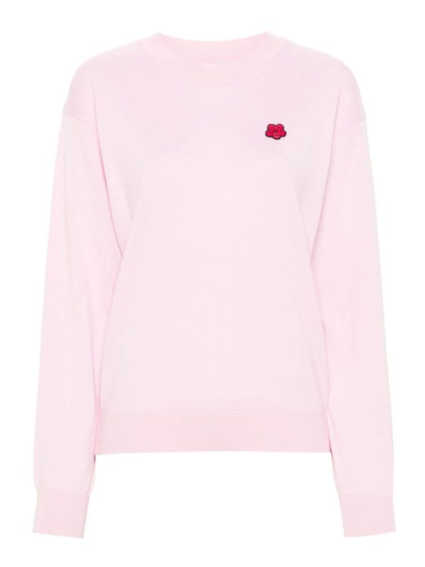 Kenzo Pull Col Rond - Couleur Chair