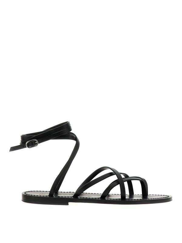 K Jacques St Tropez Sandales - Noir