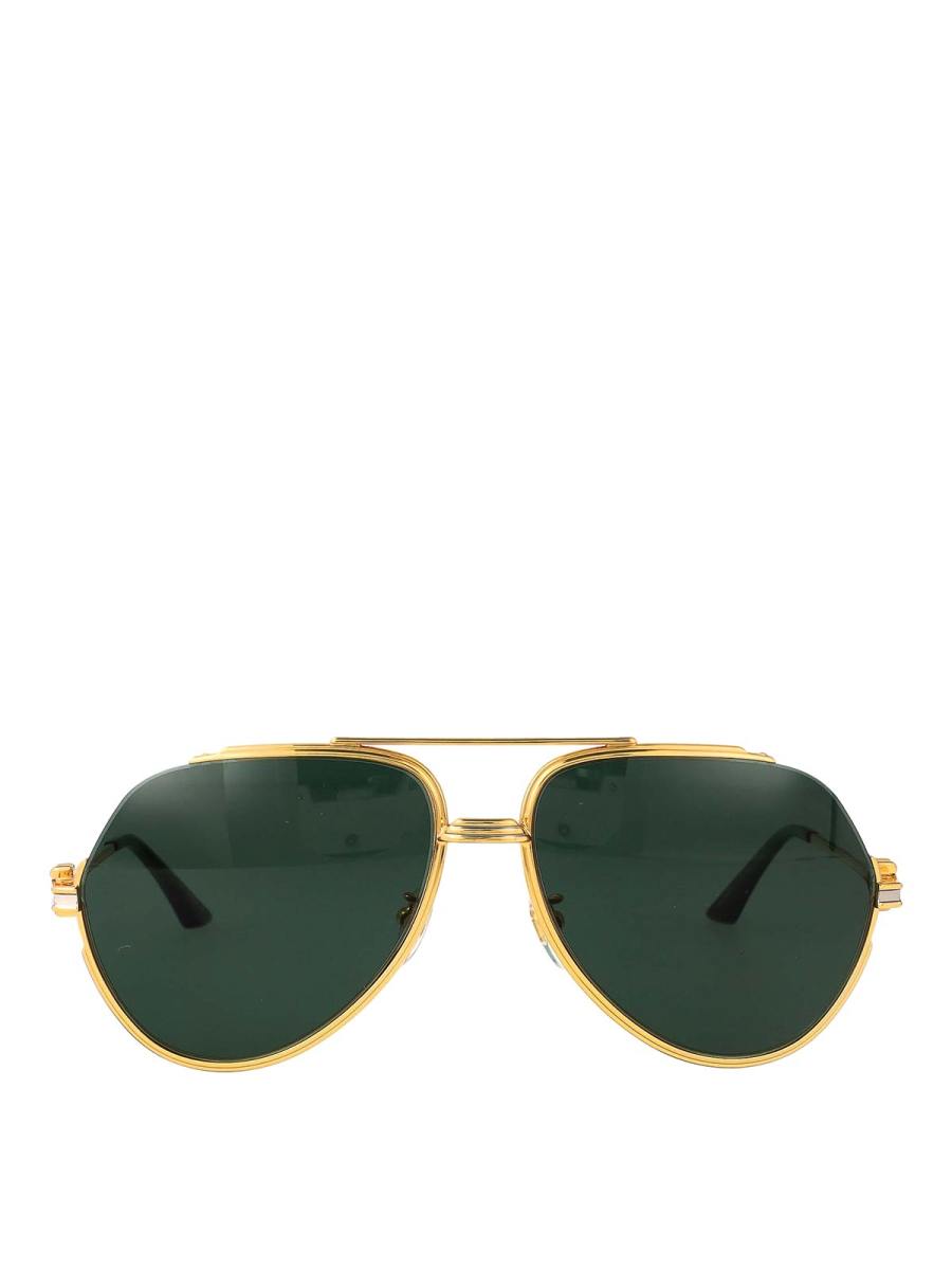 Casablanca Lunettes De Soleil - Or