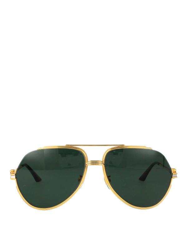 Casablanca Lunettes De Soleil - Or