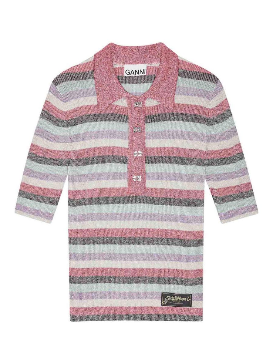 Ganni Polo - Multicolore