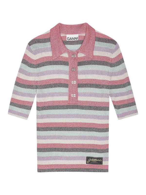 Ganni Polo - Multicolore