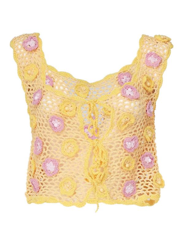 Cecilie Bahnsen Top - Jaune