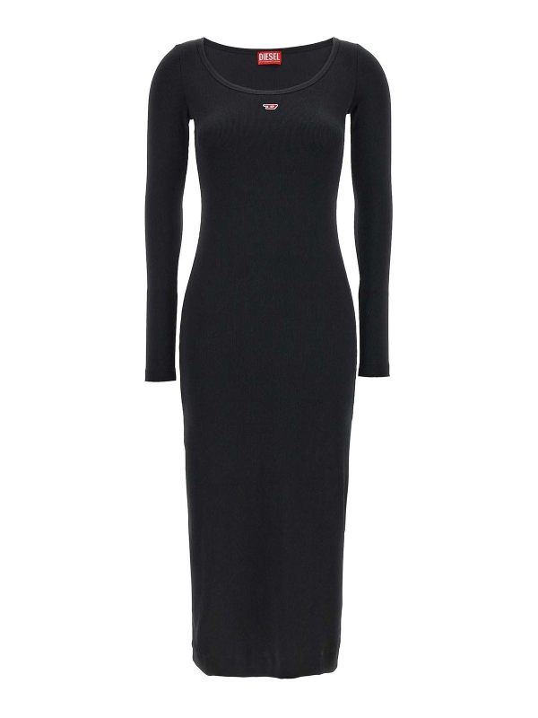 Diesel Robe Courte - Noir