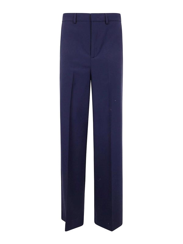 Semicouture Pantalons Décontractés - Bleu